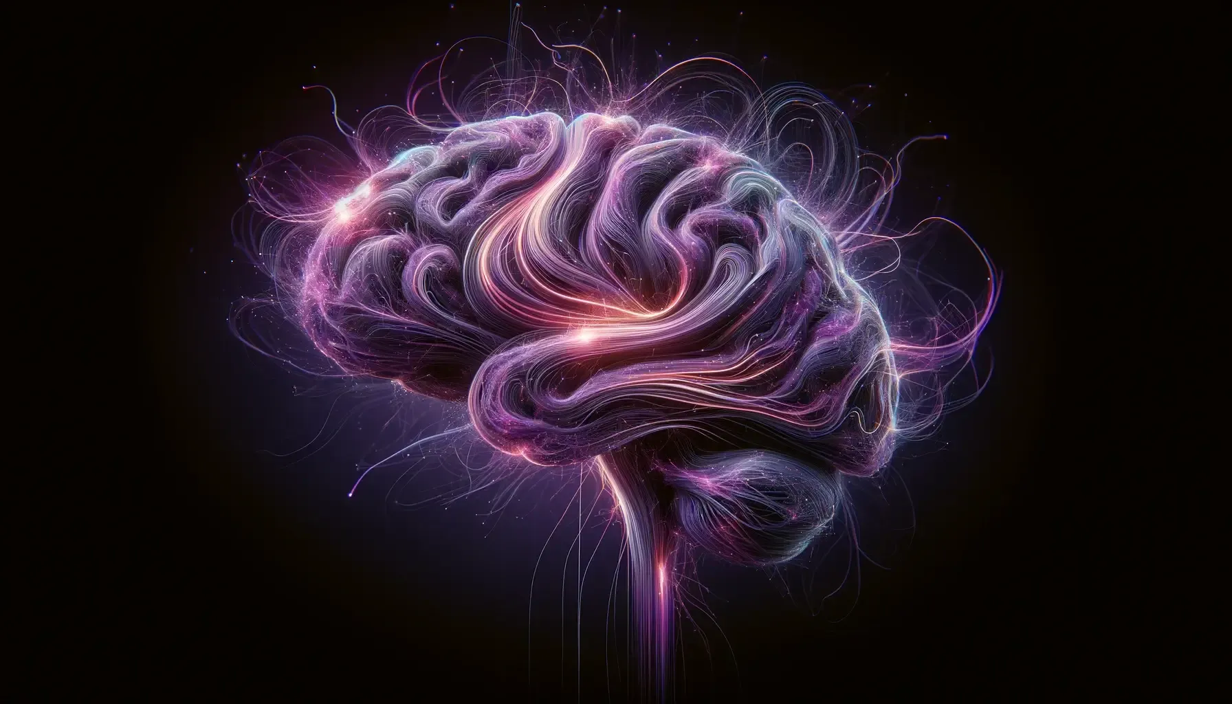 Abstract brain image